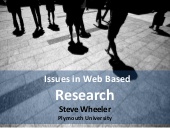 Issues in Web Based Research