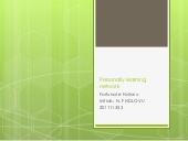 Personal learning network powerpoint